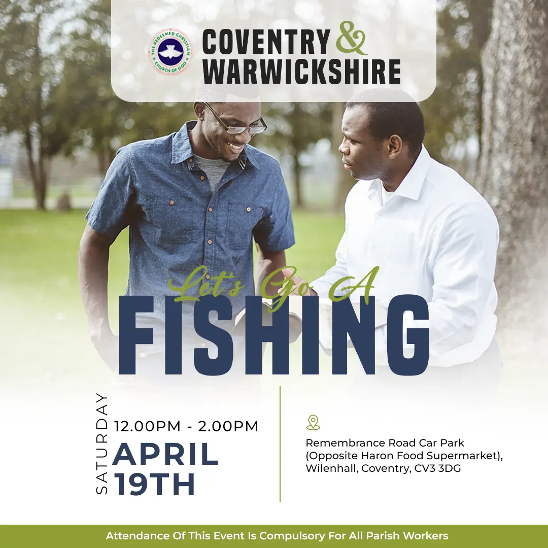 Hol events | Rccg Let go a fishing | Upcoming Events in Coventry